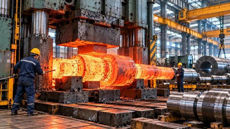 Custom Forged Shafts for Heavy Machinery: Applications, Materials & Manufacturing Guide