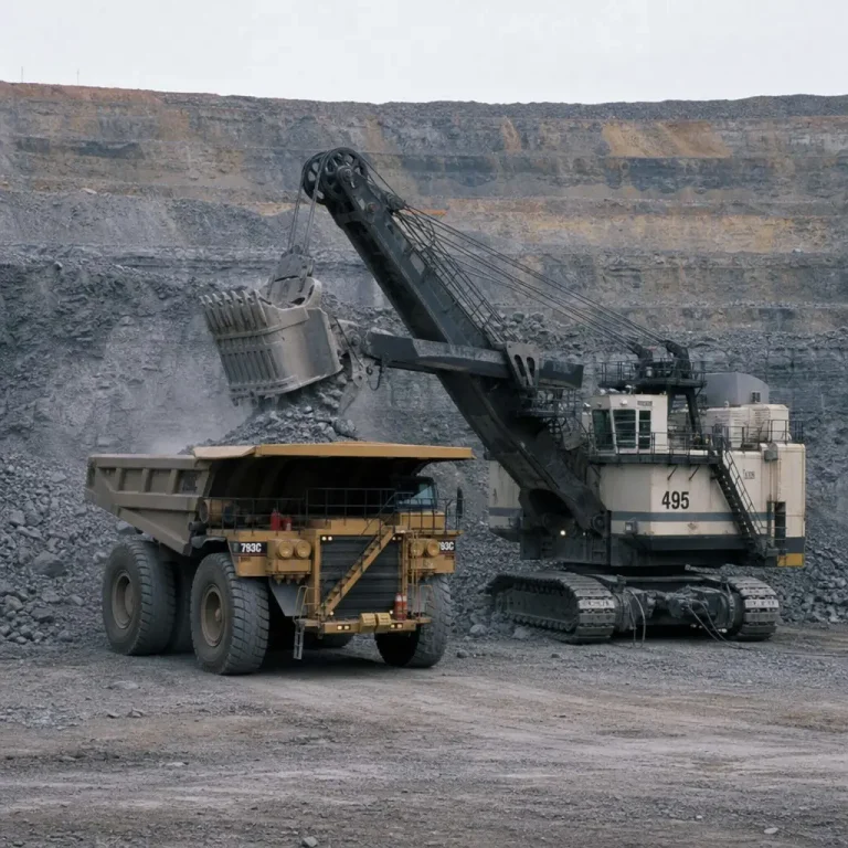 Hydraulic Shovel Insights Power & Efficiency